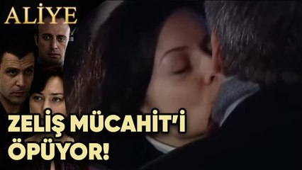 Zeliş Mücahit'i Öpüyor! - Aliye 59.Bölüm