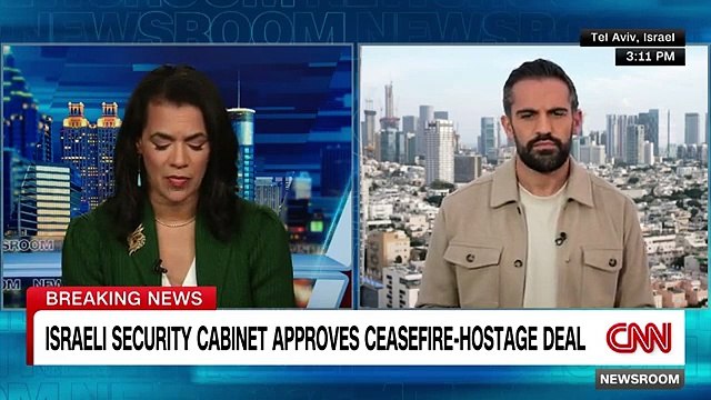 Israeli security cabinet approves ceasefire and hostage deal