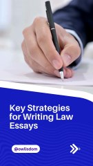 Mastering the Art of Law Essay Writing with Owlisdom