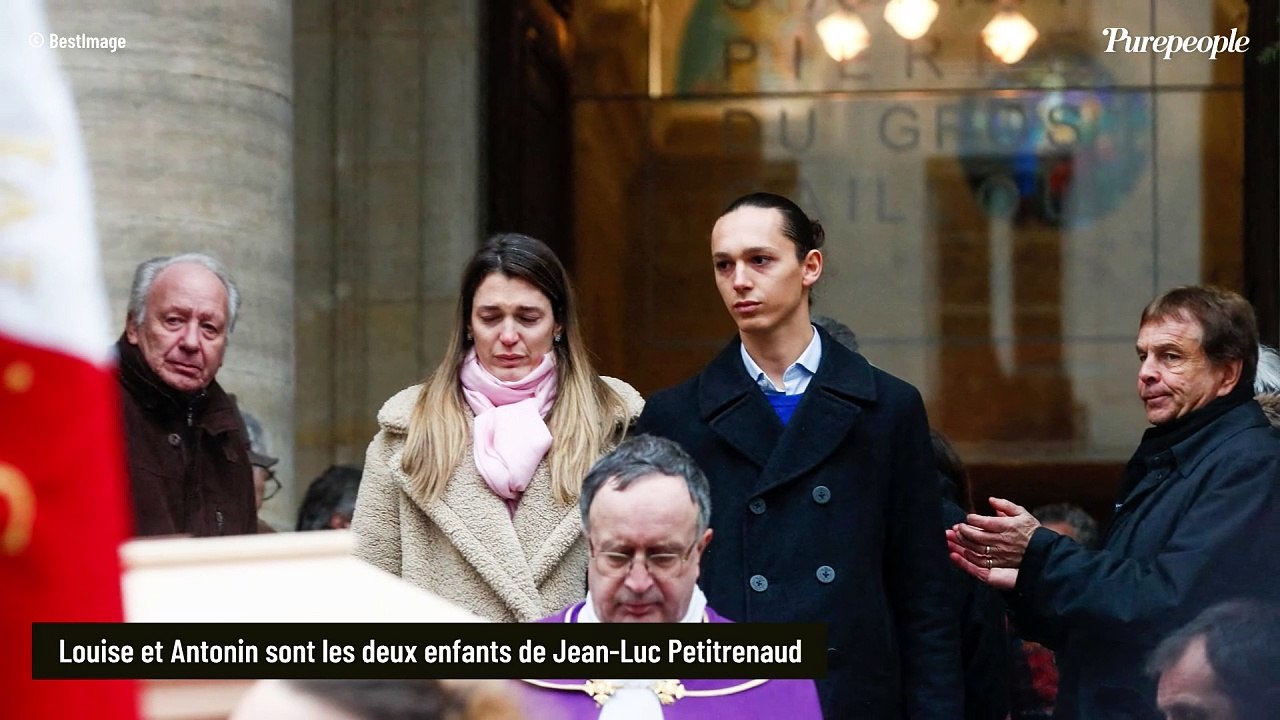 Louise et Antonin, les deux enfants de Jean-Luc Petitrenaud, unis pour accompagner leur papa une dernière fois