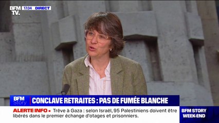 Conclave sur les retraites: "Le premier enjeu est de savoir quel est le périmètre de la discussion, voire des négociations", indique Christelle Thieffinne (CFE-CGC)