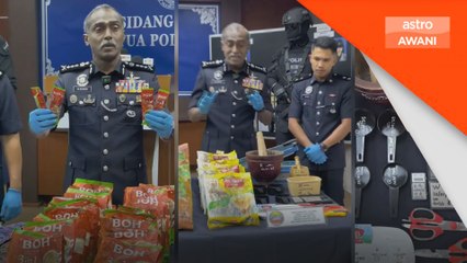 Empat diberkas bersama dadah bernilai RM4.03 juta di Johor