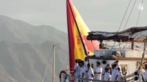 La princesa Leonor atraca en Tenerife a bordo del 'Elcano'