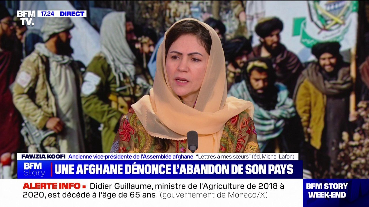 Afghanistan: "Les femmes sont totalement effacées par les Talibans", dénonce Fawzia Koofi, autrice de "Lettres à mes soeurs"
