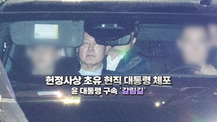첫 현직 대통령 체포...윤 대통령 구속 '갈림길' / YTN