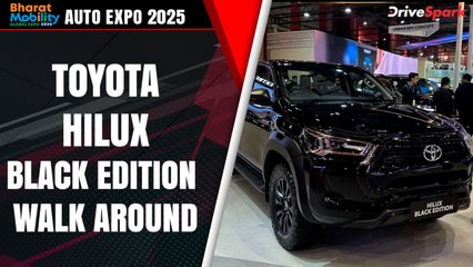 Auto expo 2025 : TOYOTA HILUX black edition walkaround | Tamil | Giri Mani