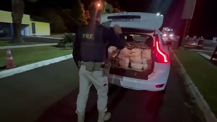 Polícia Rodoviária Federal apreende mais de 170Kg de maconha em Irati