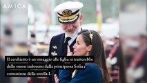 Letizia di Spagna saluta Leonor, con un commuovente cerchietto