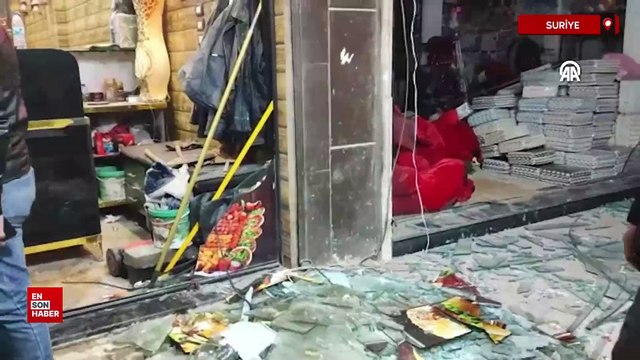 Suriye'nin Münbiç ilçesinde bombalı araçla saldırı düzenlendi
