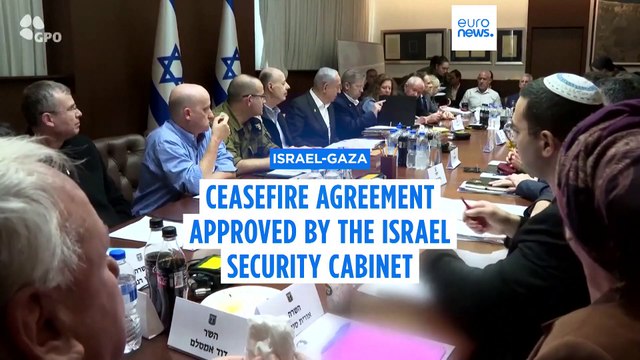 Israel's security cabinet approves Gaza ceasefire and hostage return agreement