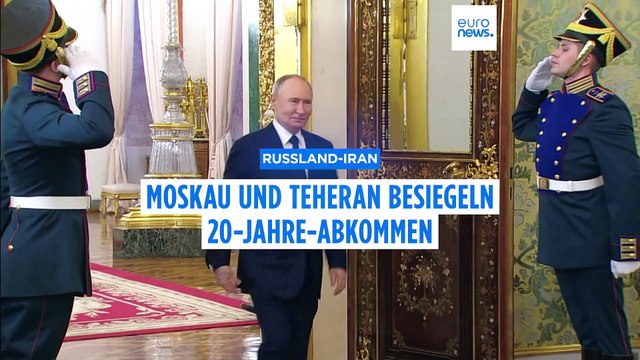 Für 20 Jahre: Russland und Iran beschließen strategische Partnerschaft