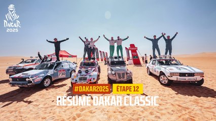 Résumé Dakar Classic - Étape 12 - #Dakar2025