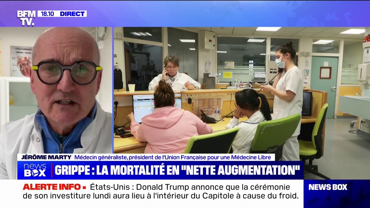 Épidémie de grippe: un médecin généraliste pointe du doigt "une politique vaccinale au ras du sol"