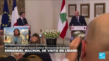 Informe desde Beirut: Macron manifiesta su apoyo al nuevo Gobierno de Líbano