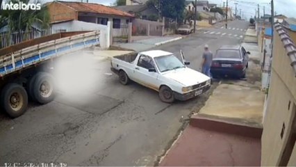 Menor impacta en parte trasera de rastra