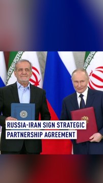 Russia-Iran sign strategic partnership