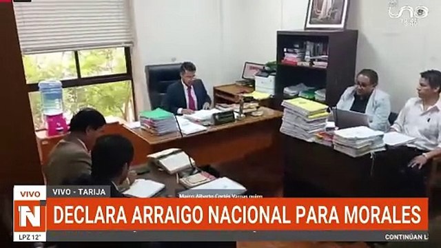 JUEZ DECLARA REBELDE A EVO MORALES