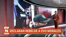 declaran rebelde a evo. UM fiscal de tarija