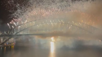 Sydney’s fireworks fill the sky with magic as the new year begins