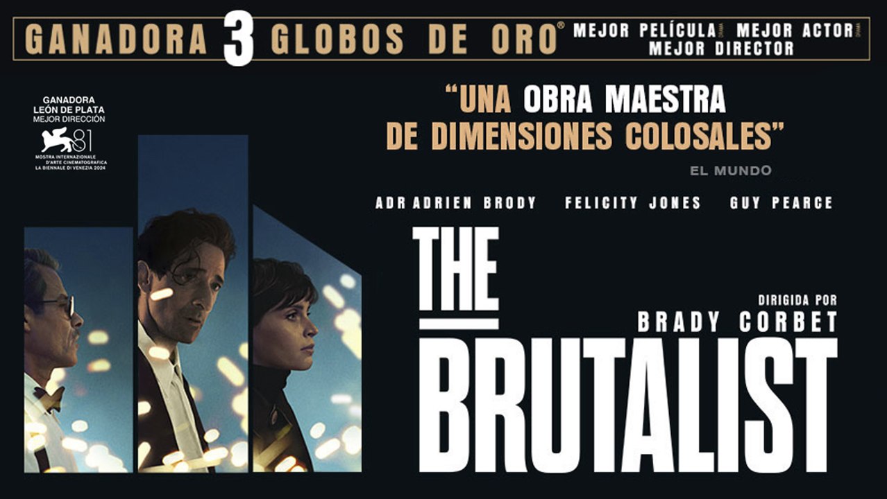 THE BRUTALIST (2024) - Tráiler #2 Español [HD][Castellano 2.0] 🎞️🇪🇸