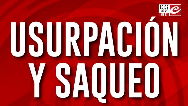 Usurpación y saqueo en San Antonio de Padua