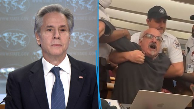 « Criminel ! » : Blinken chahuté par deux journalistes lors de sa dernière conférence de presse