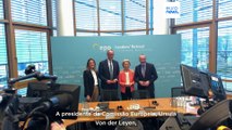 Ursula von der Leyen participa na cimeira de líderes do PPE em Berlim