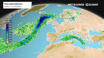 Rio atmosférico vai reforçar a chuva prevista a partir de domingo em Portugal