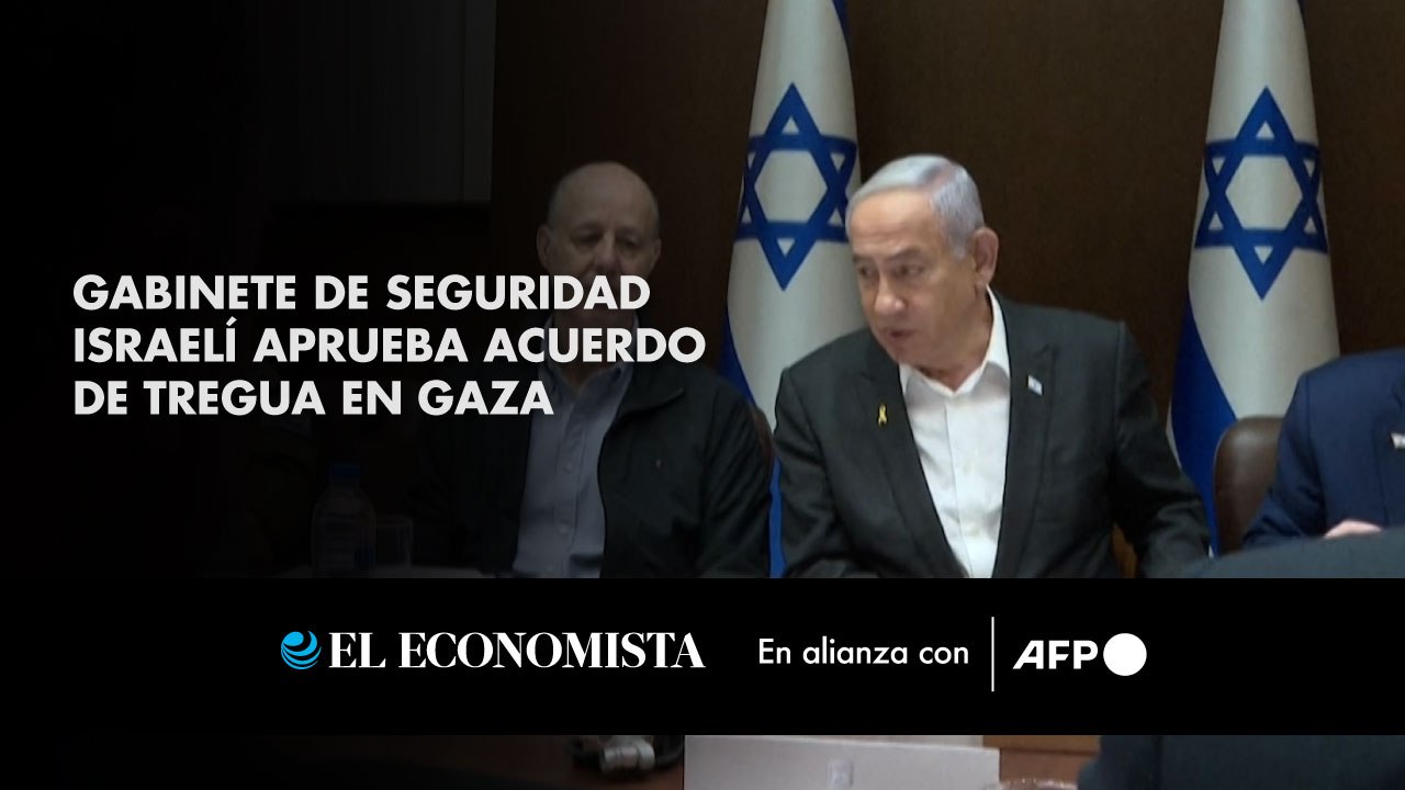 Gabinete de seguridad israelí aprueba acuerdo de tregua en Gaza