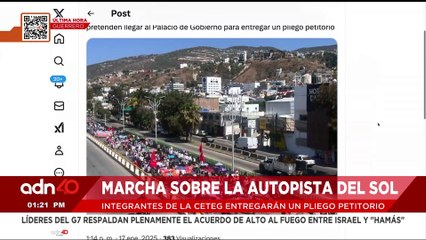 🚨¡Última Hora! Se reporta marcha sobre la autopista del Sol