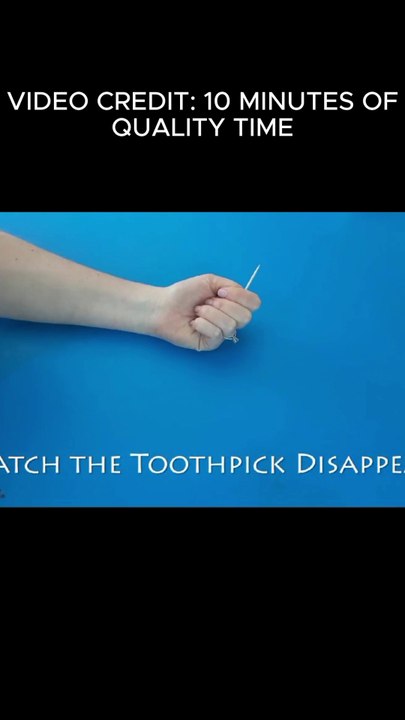 Amazing Toothpick Magic Trick - Learn the Secret!