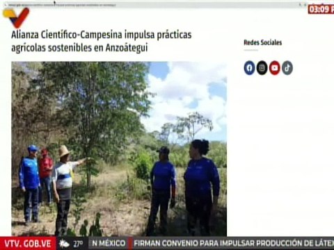 Alianza científico-campesina fortalece las prácticas agrícolas sostenibles en el estado Anzoátegui