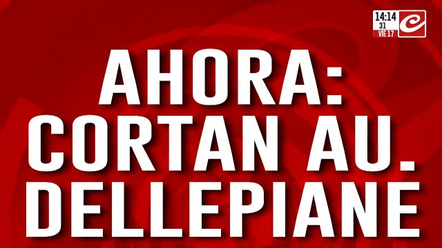 Vecinos protestan por los cortes de luz: cortan la Au. Dellepiane