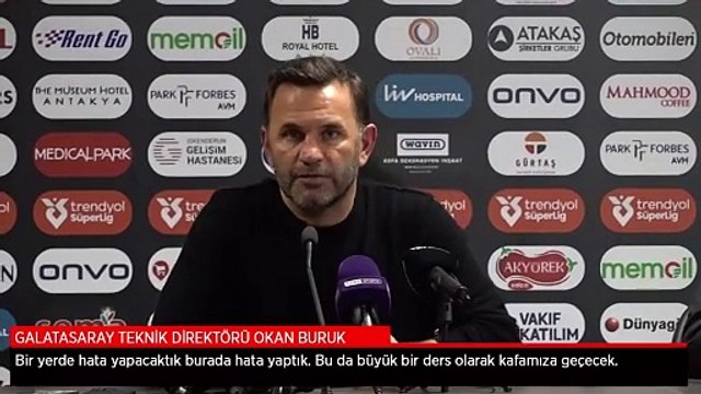 Okan Buruk: Bir yerde hata yapacaktık, burada yaptık