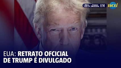 Retrato oficial de Trump como presidente é divulgado