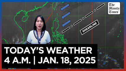 Today's Weather, 4 A.M. | Jan. 18, 2025
