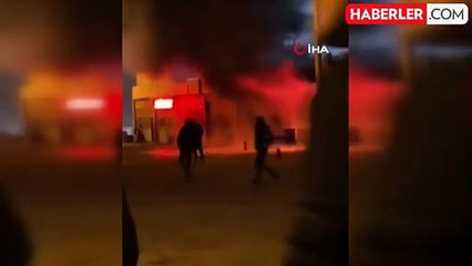 Nevşehir'de Motosiklet Tamirhanesinde Yangın Çıktı