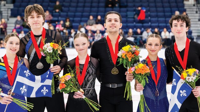 2025 Canadian National Skating Championships - Victory Ceremony - Junior Pair & Junior Women