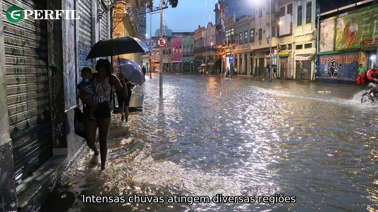 "Chuvas ameaçam cidades, IPVA parcelado e túnel ferroviário: as notícias mais impactantes do Brasil!"