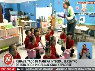 Caracas | Rehabilitado el Centro de Educación Inicial "Kapadare" en la parroquia La Candelaria