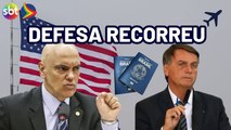 Bolsonaro recorre e Moraes crava decisão sobre viagem aos EUA