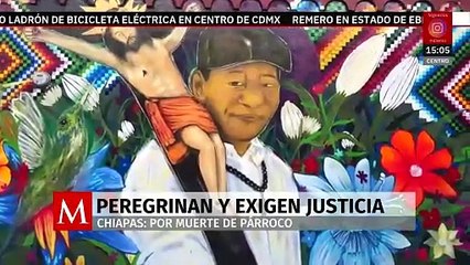 En Chiapas, exigen justicia por el padre Marcelo Pérez, sacerdote y activista asesinado