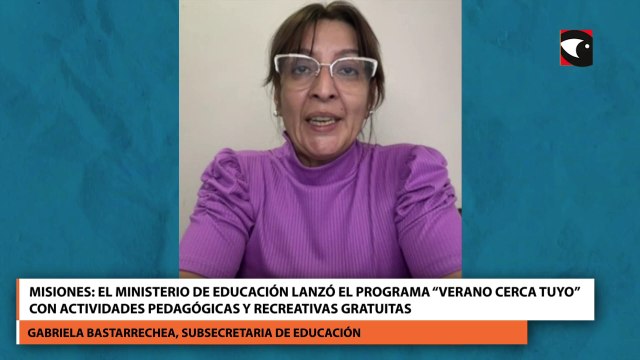 Misiones: El Ministerio de Educación lanzó el programa “Verano Cerca Tuyo” con actividades pedagógicas y recreativas gratuitas