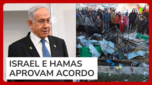 Israel aprova acordo de cessar-fogo com Hamas em Gaza e libertação de reféns