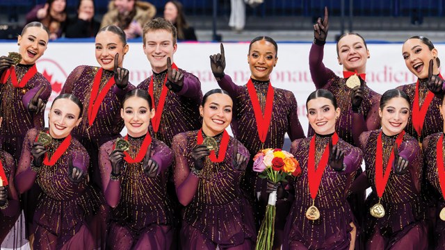 2025 Canadian National Skating Championships - Victory Ceremony - Senior Synchronized Skating