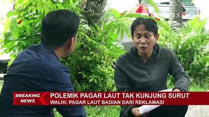 Pagar Bambu Laut di Tangerang Dibongkar Hari Ini