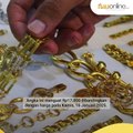 Emas Nyaris Mencapai Harga Rp1,6 Juta per Gram