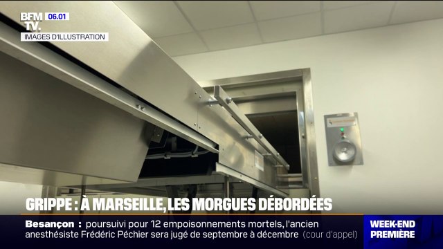 Grippe: à Marseille, les morgues débordées