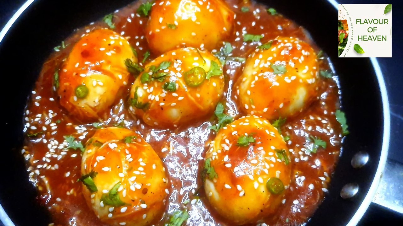 Spicy Korean eggs