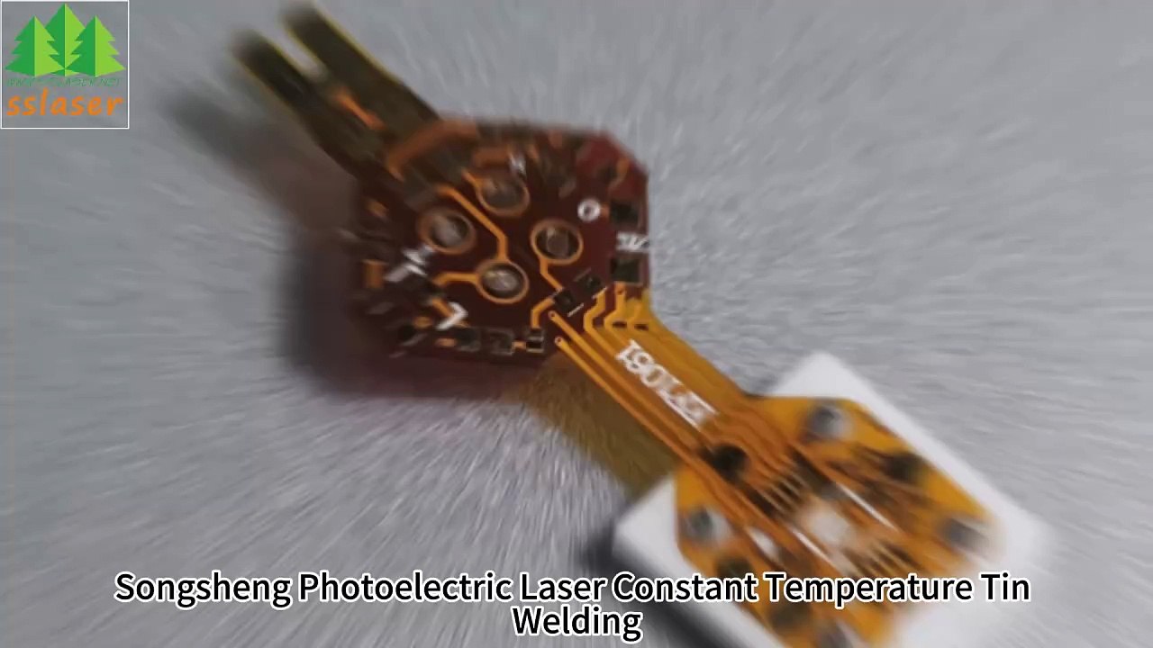 Ceramic duck down sensor module wire feeding soldering process